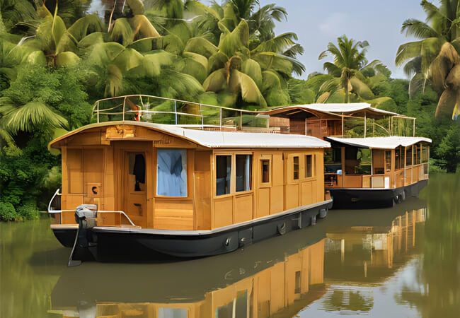 Boat Stay in Alleppey: Luxury Houseboats